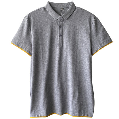 Importé -  T-Shirt Polo Homme Slim Fit Manches Courtes En Coton