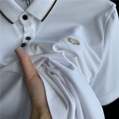 Importé -  T-Shirt Polo Homme  Manches Courtes Décontracté