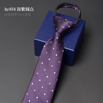 Importé - Cravate à Glissière Idéale pour Tenue de soirée