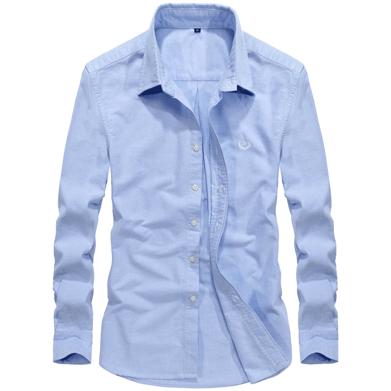 Importé - Chemise Pur Coton Homme Décontracté Manches Longues