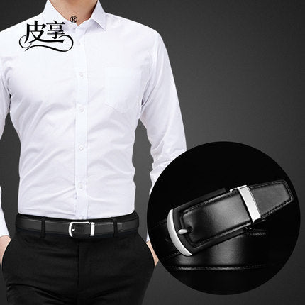 Importé - Ceinture Homme Business Fashion En Cuir A Boucle à Ardillon