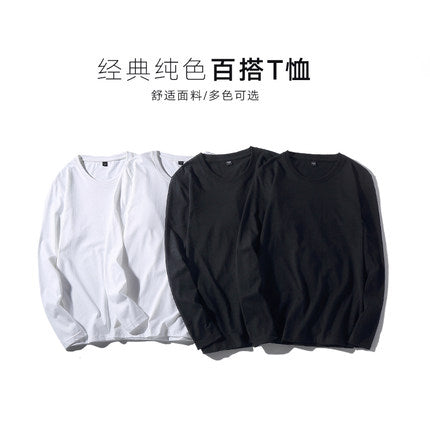 Importé - LOT de 4 Polo Unisex Col Rond Manches Longues en Coton