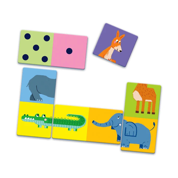 Domino Chiffres Et Animaux 3-5ans