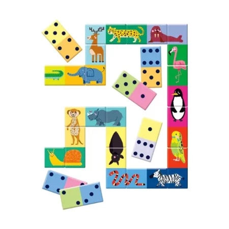Domino Chiffres Et Animaux 3-5ans