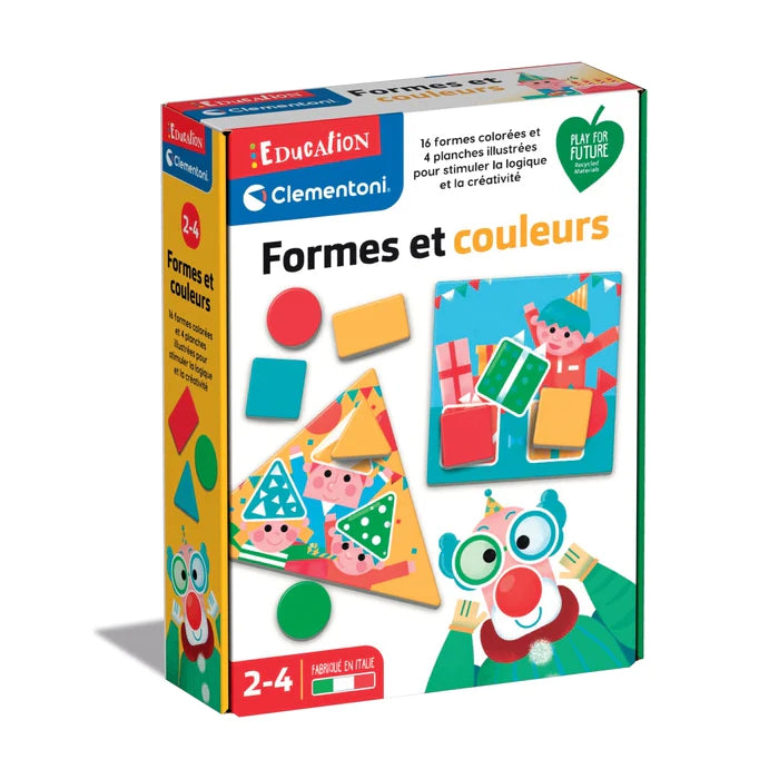 Jeu Educatif Formes et Couleurs 2-4ans