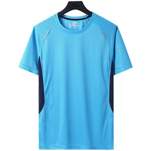 Importé - T-Shirt Sport Homme Décontracté Col Rond Manche Courte