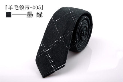 Importé - Cravate en Laine Idéale pour Tenue de Cérémonie