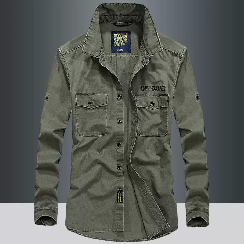 Importé - Chemise Homme Pur Coton Slim Fit Manches Longues