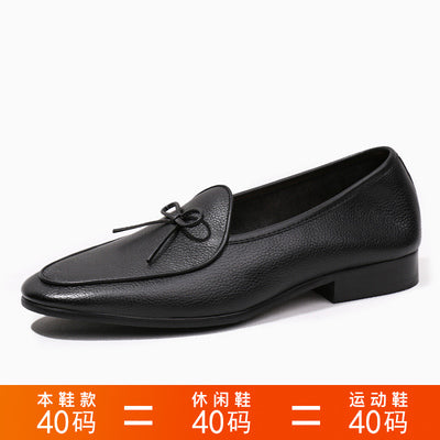 Importé - Chaussure Mocassin Homme Avec Lacets en Cuir