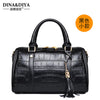 Importé - Grand Sac A Main Femme 100% Cuir Véritable Motif Croco