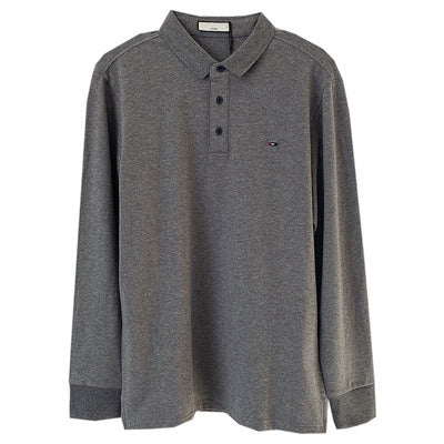 Importé -  T-Shirt Polo Homme Manches Longues Décontracté Elastique