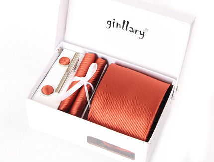 Importé - Cravates Couleur Unie Dans Coffret