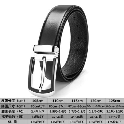Importé - Ceinture Homme Business Fashion En Cuir A Boucle à Ardillon