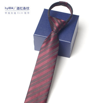 Importé - Cravate à Glissière pour Hommes et Femmes