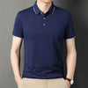 Importé - T-Shirt Polo Homme Slim Manches Courtes Décontracté