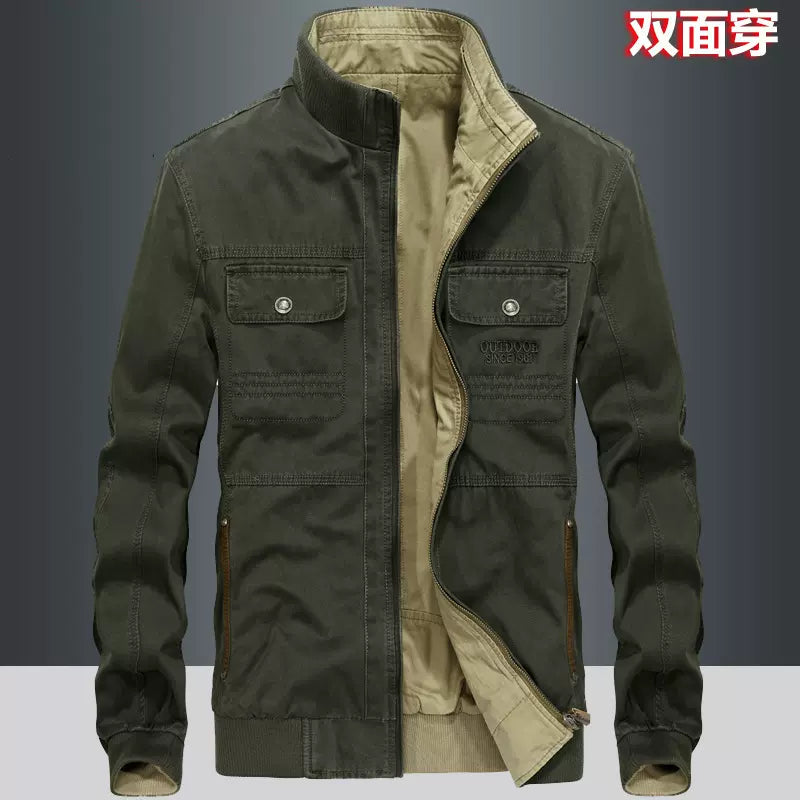 Importé - Jacket Épais Cardigan Homme à Double Faces Manches Longues