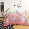 Importé - Ensemble Housse de Couette + 2 Taie d'Oreiller en Pure Coton