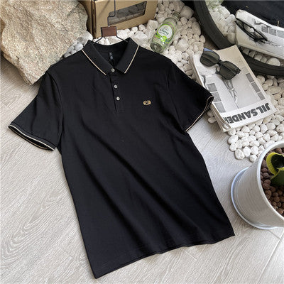 Importé -  T-Shirt Polo Homme  Manches Courtes Décontracté