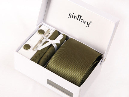 Importé - Cravates Couleur Unie Dans Coffret