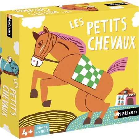 Jeu Les Petits Chevaux Pièces En Bois+4ans