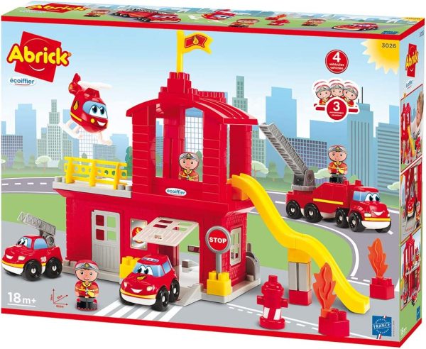 Jeu de Construction Grande Caverne de Pompier Abrick+18mois