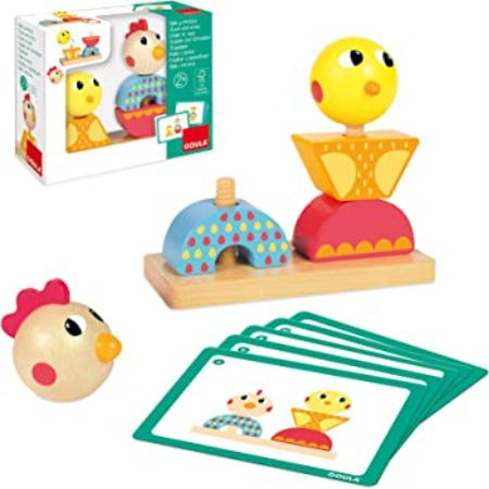 JEU DE BEBE EMPILE ET VISSE +2ANS- GOULA