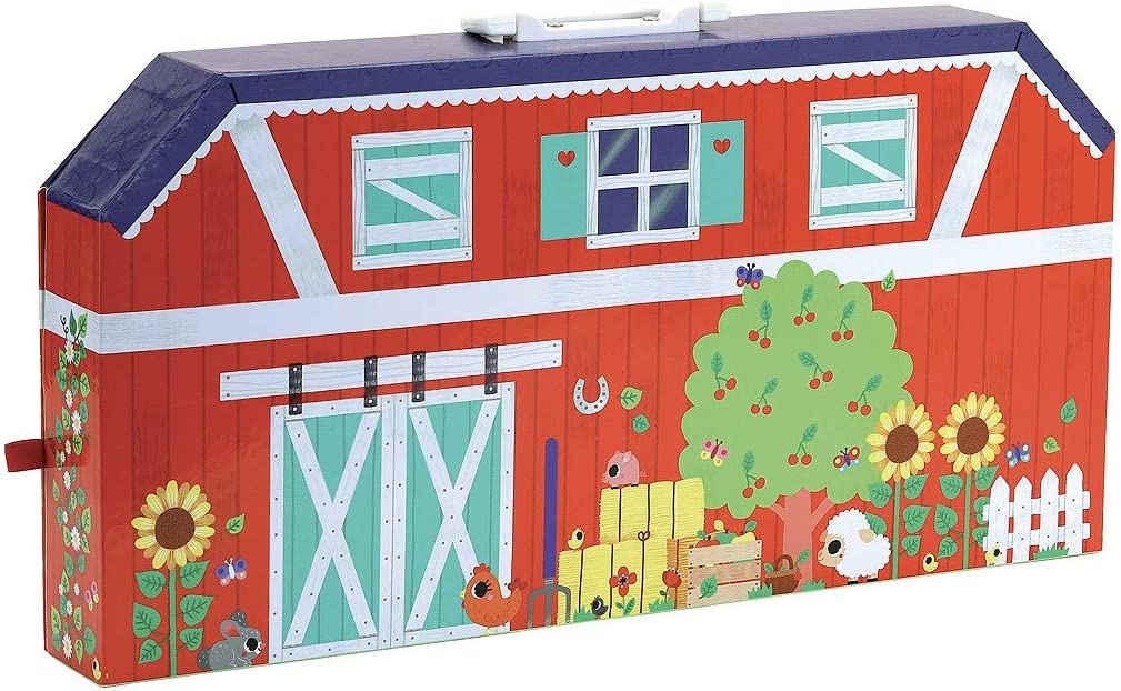 JEU -. MA PETITE FERME 14 ACCESSOIRES EN BOIS + 3ANS