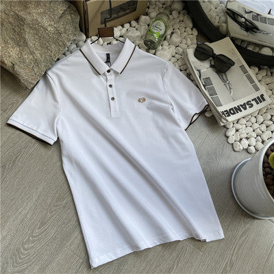 Importé -  T-Shirt Polo Homme  Manches Courtes Décontracté