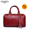 Importé - Grand Sac A Main Femme 100% Cuir Véritable Motif Croco
