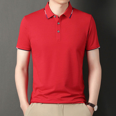 Importé - T-Shirt Polo Homme Slim Manches Courtes Décontracté