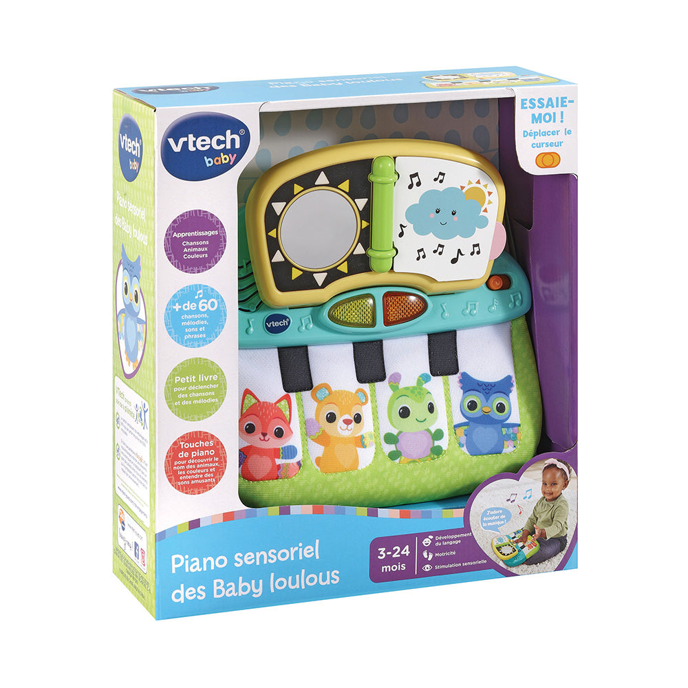 Vtech Bebe Piano Sensoriel des Baby Loulous 3-24mois