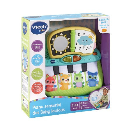 Vtech Bebe Piano Sensoriel des Baby Loulous 3-24mois