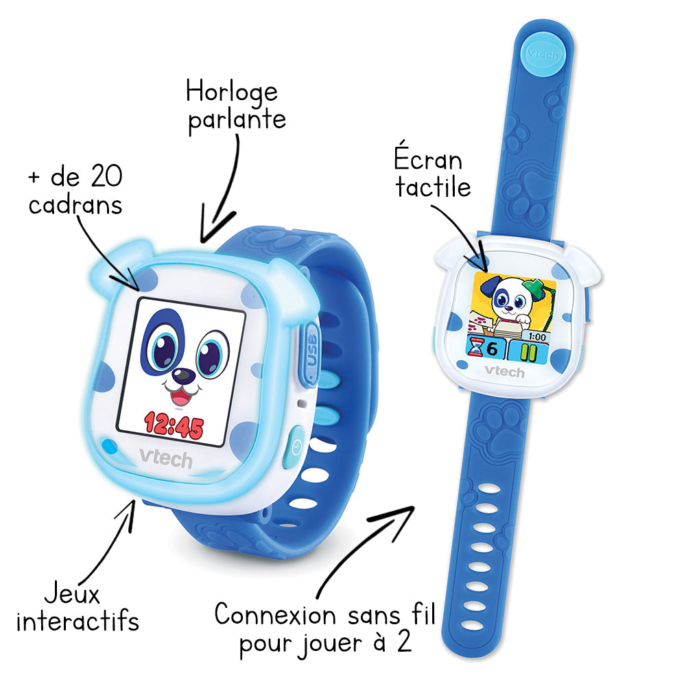 VTECH-MA PREMIERE KIDI WATCH BLEU BLANC