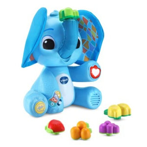 VTECH-GONTRAN,MON ELEPHANT GOURMAND-BLEU