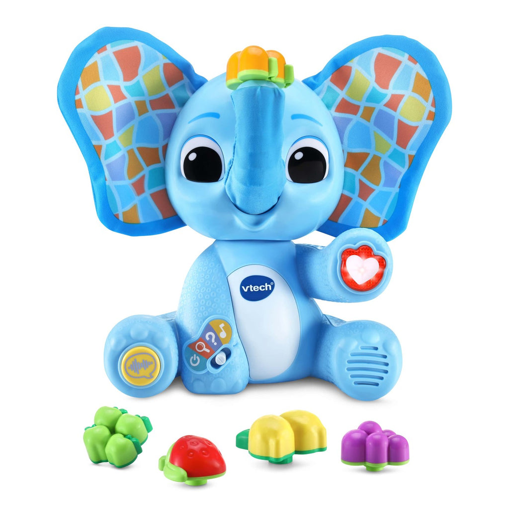 VTECH-GONTRAN,MON ELEPHANT GOURMAND-BLEU