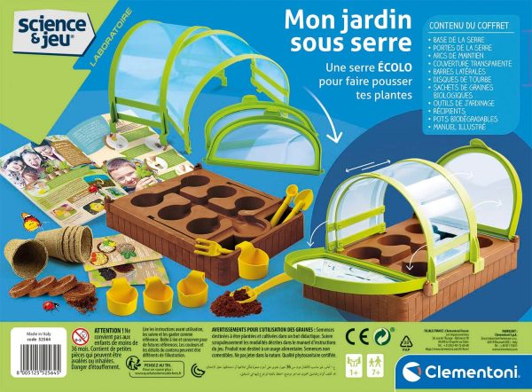 JEU DE SCIENCE MON JARDIN SOUS TERRE ECOLO+7ANS
