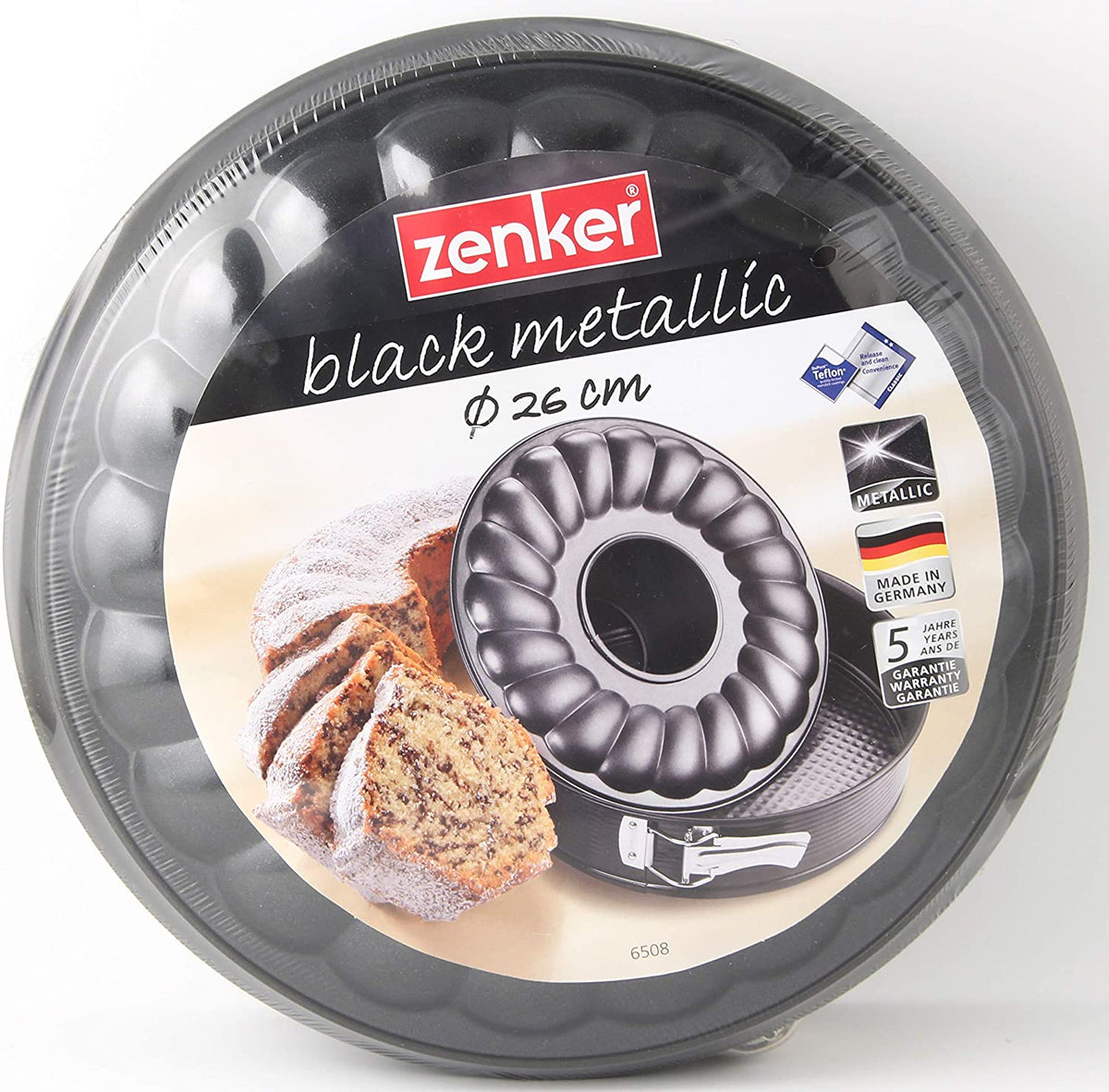 MOULE A GATEAU AVEC 2 BASES – 26CM – ZENKER 6508