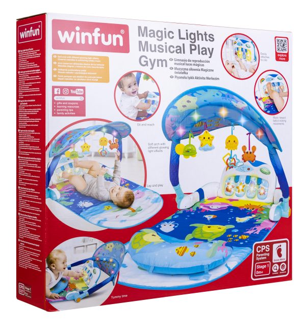 Tapis D’activites Salle de Gym Musical Lumineux+0mois