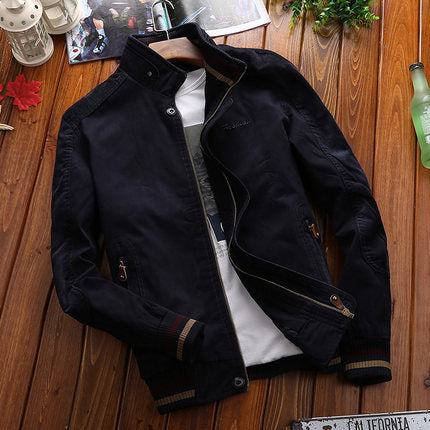 Importé - Jacket Lourde Doublée Homme Coton-Velours M-Longues