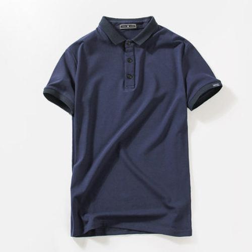 Importé - T-Shirt Polo Coton Chic Pour Homme Décontracté