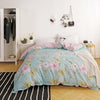 Importé - Ensemble Housse de Couette + 2 Taie d'Oreiller en Pure Coton