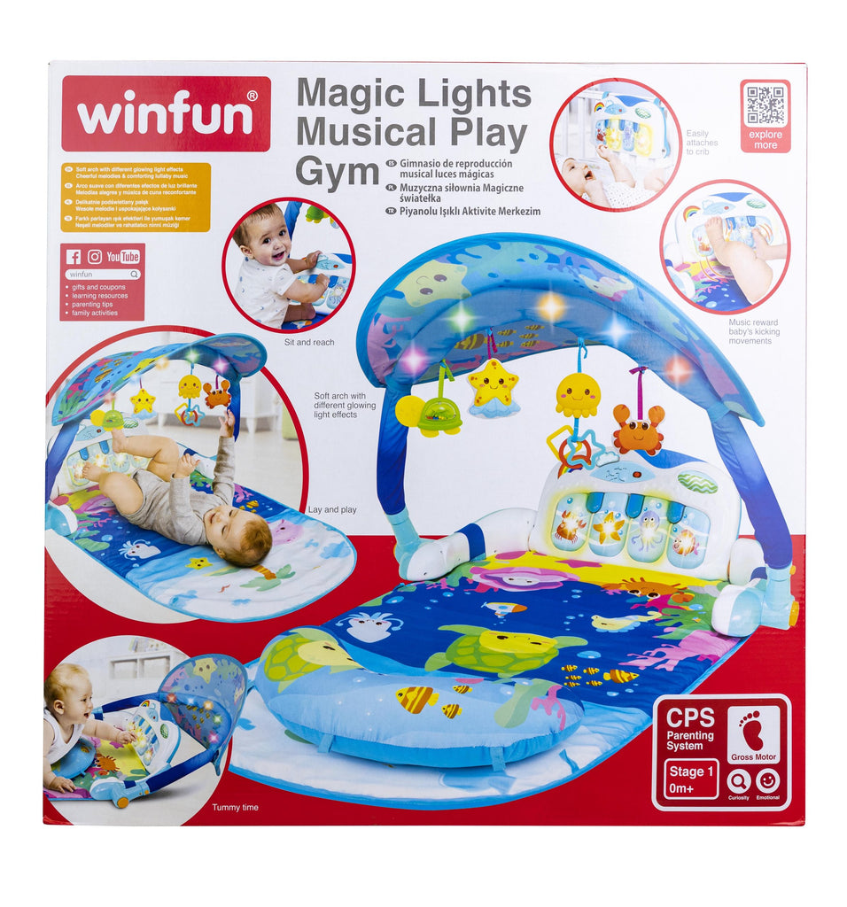 Tapis D’activites Salle de Gym Musical Lumineux+0mois