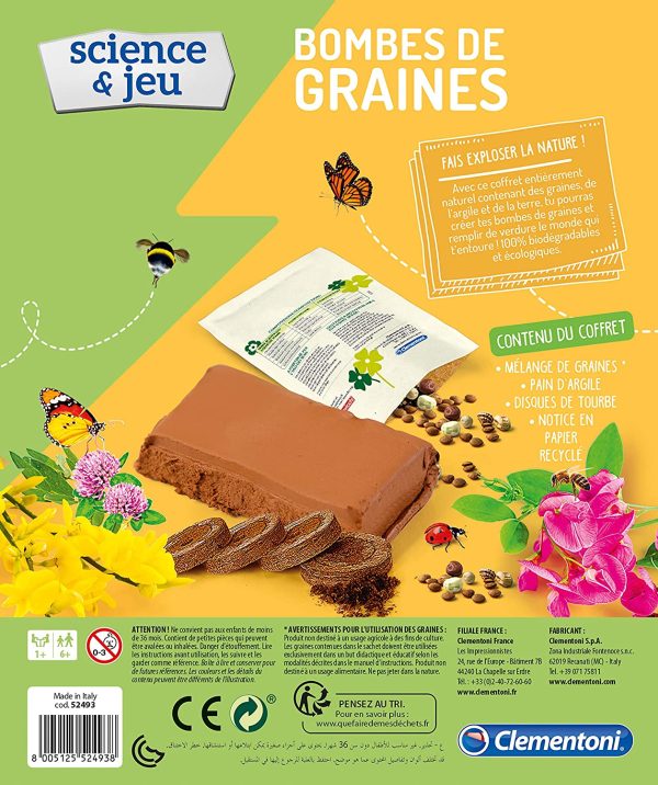 JEU DE SCIENCES-BOMBES DE GRAINES+6ANS
