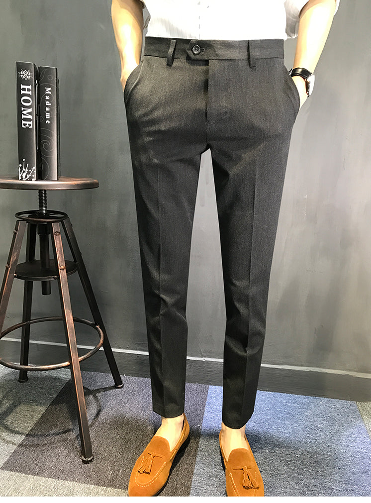 Importé - Pantalon Slim Fit en Polyester Strech pour Homme
