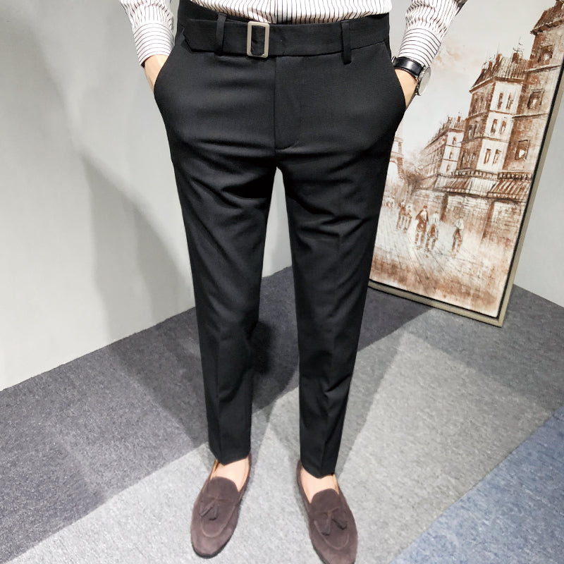 Importé - Pantalon Slim Fit en Polyester Strech pour Homme