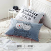 Importé - Paire de Taie d'oreiller 100% Coton Antarctique