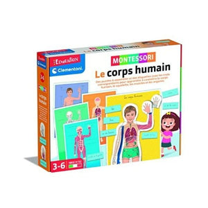 JEU EDUCATIF MONTESSORI LE CORPS HUMAIN-3-6ANS