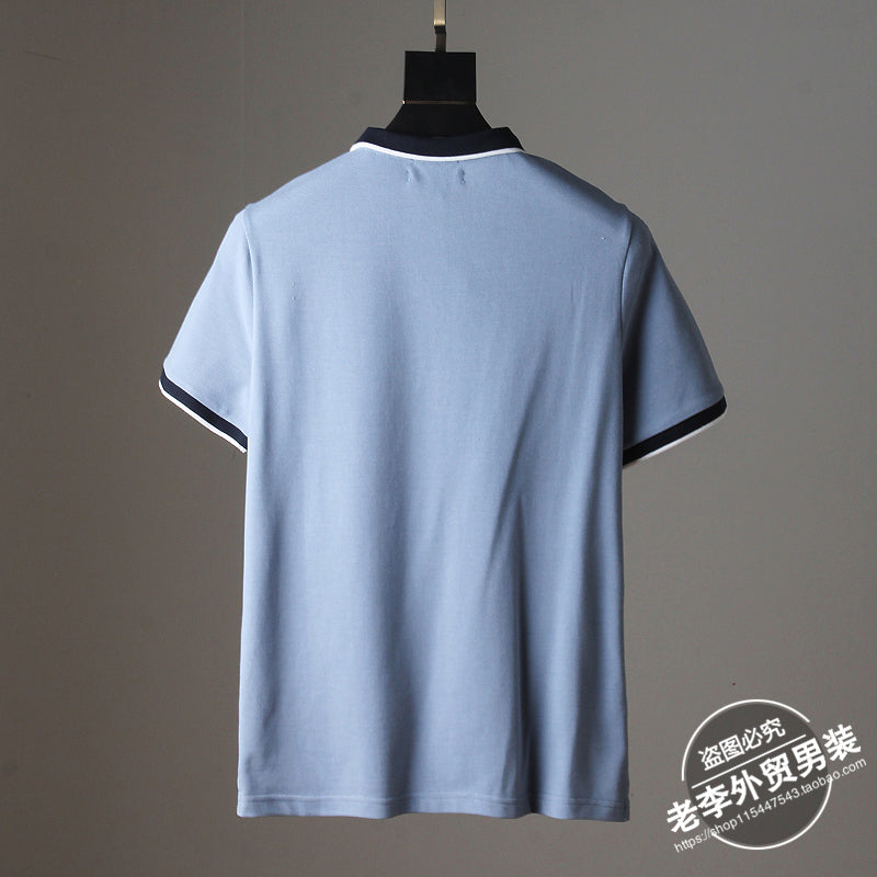 Importé - T-Shirt Polo Homme  Décontractés Manches Courtes Brodé