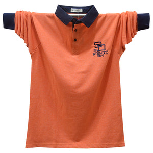 Importé - Polo Hommes 100% Coton à Manches Longues Couleur Unie