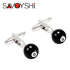 Importé - Coffret Boutons de Manchettes pour Hommes Billard Boule 8